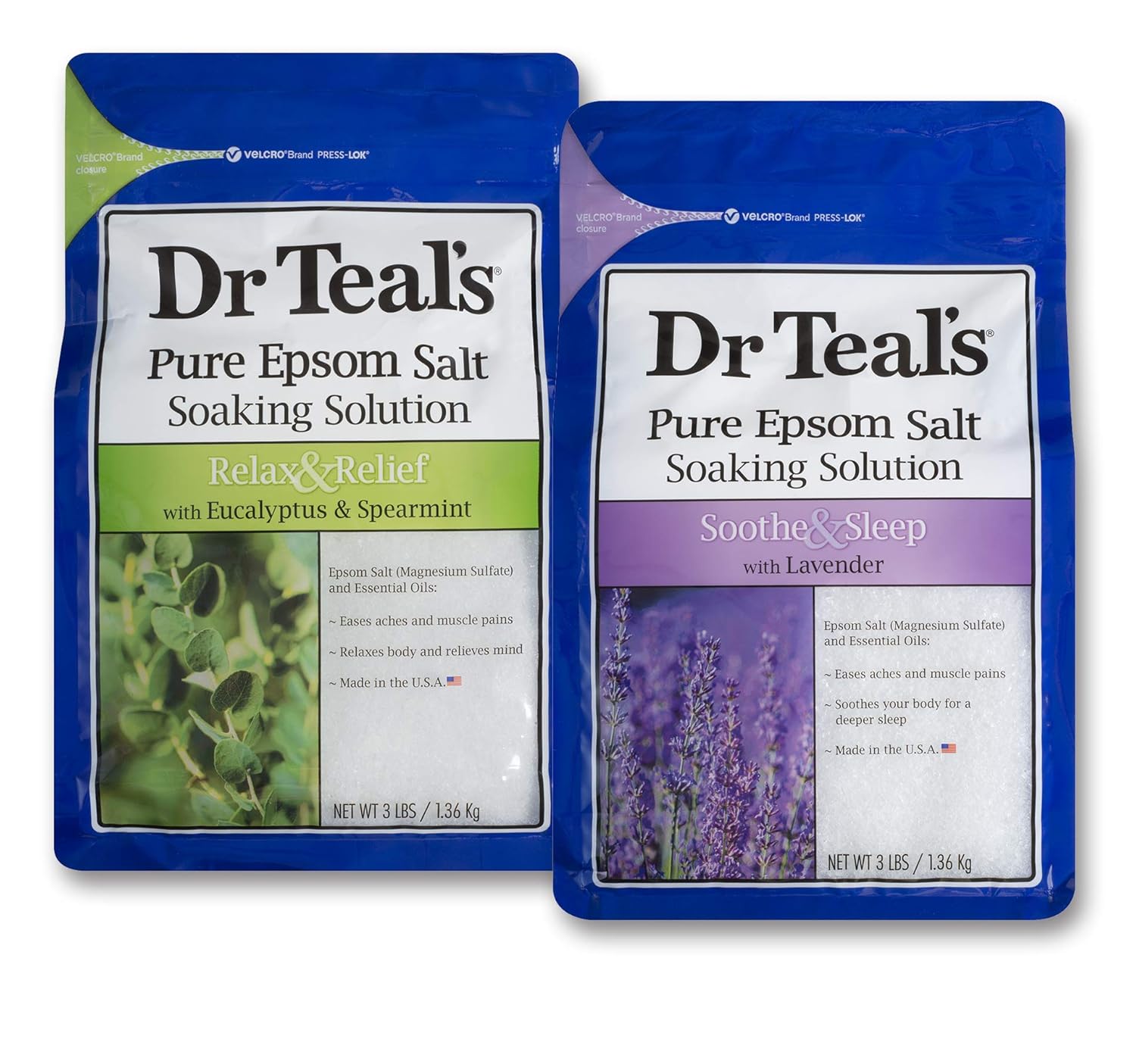 Epsom Salt Bag - Epsom Salt Bath Soaking Solution, Eucalyptus