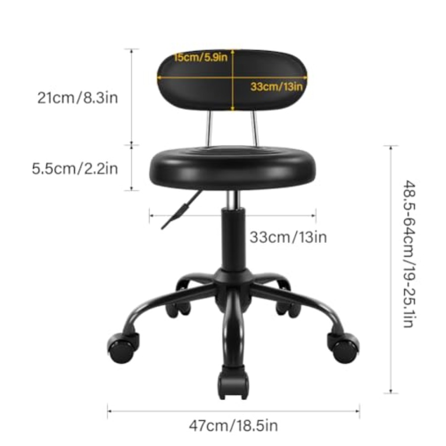 Rolling Stool with Wheels Swiv - Spa & Wellness Hotel Olympia Mariánské Lázně reseña y precio