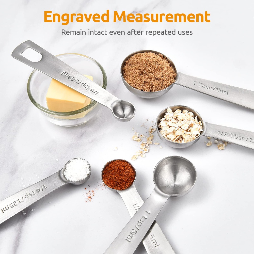 6pcs/set Food-grade Stainless  - Sugar Scrub Coffee reseña y precio