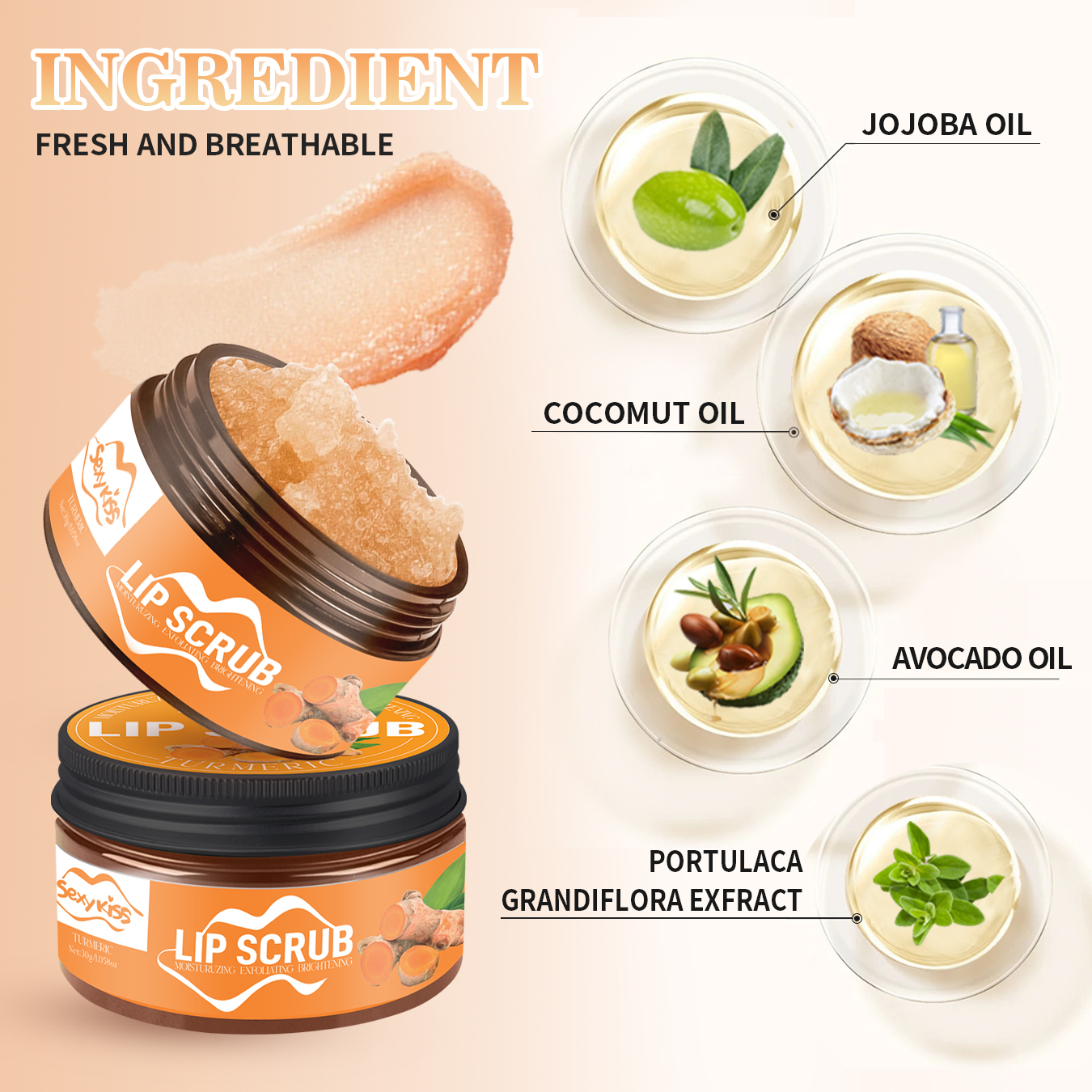 Strawberry, Coffee, brown Suga - Sugar Scrub Coffee reseña y precio