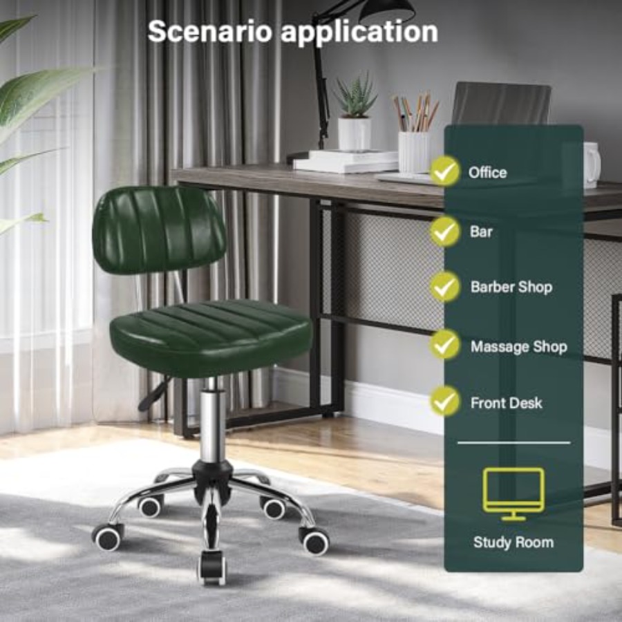 Square Swivel Stool with Wheel - Spa & Wellness Hotel Olympia Mariánské Lázně reseña y precio