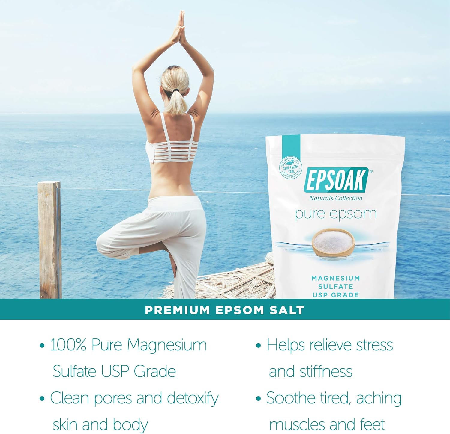 Epsom Salt 10 lb Magnesium Sul - Epsom Salt Bag reseña y precio