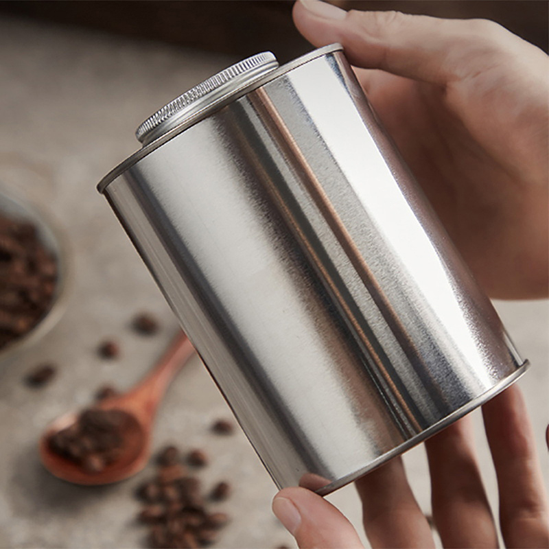 Silver Round Coffee Bean Stora - Sugar Scrub Coffee reseña y precio