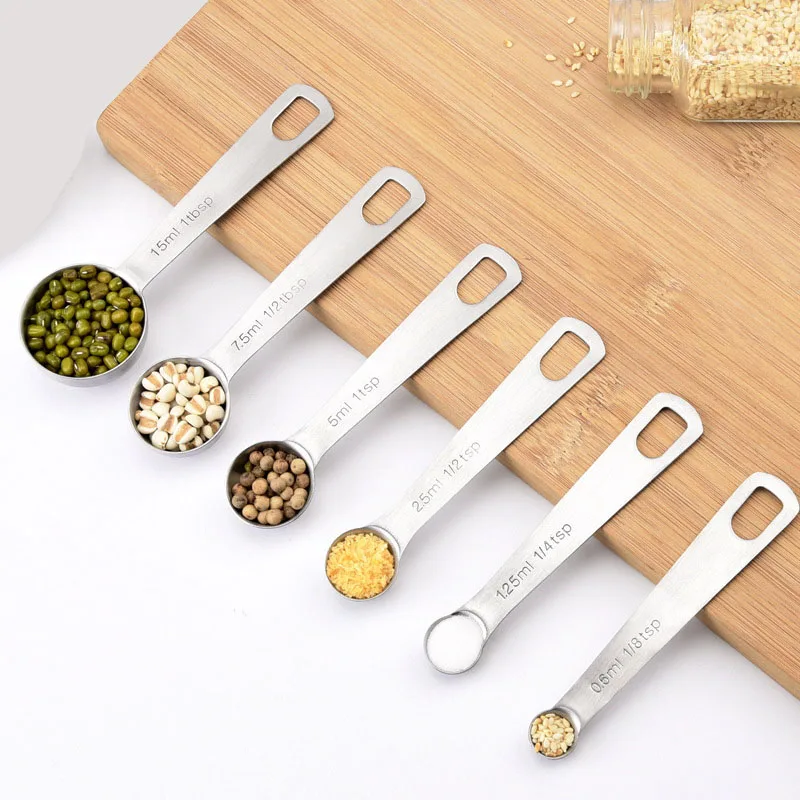 6pcs/set Food-grade Stainless  - Sugar Scrub Coffee reseña y precio