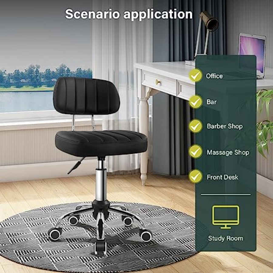 Square Swivel Stool with Wheel - Spa & Wellness Hotel Olympia Mariánské Lázně reseña y precio