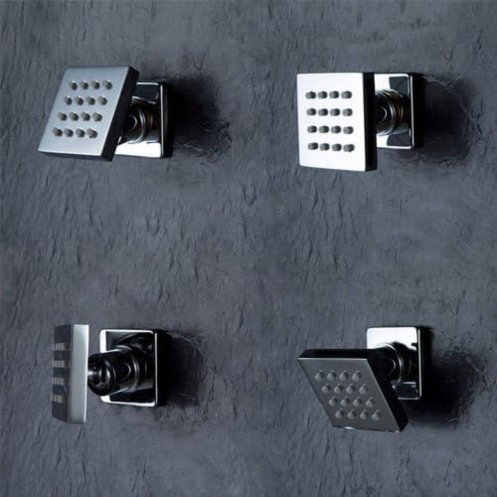 4 Pcs Square Solid Brass Showe - Spa & Wellness Hotel Olympia Mariánské Lázně reseña y precio