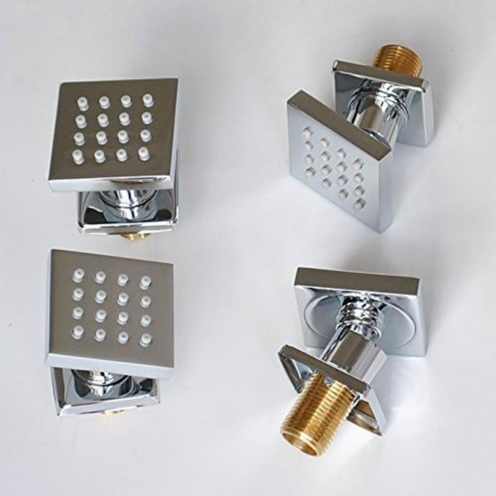 4 Pcs Square Solid Brass Showe - Spa & Wellness Hotel Olympia Mariánské Lázně reseña y precio