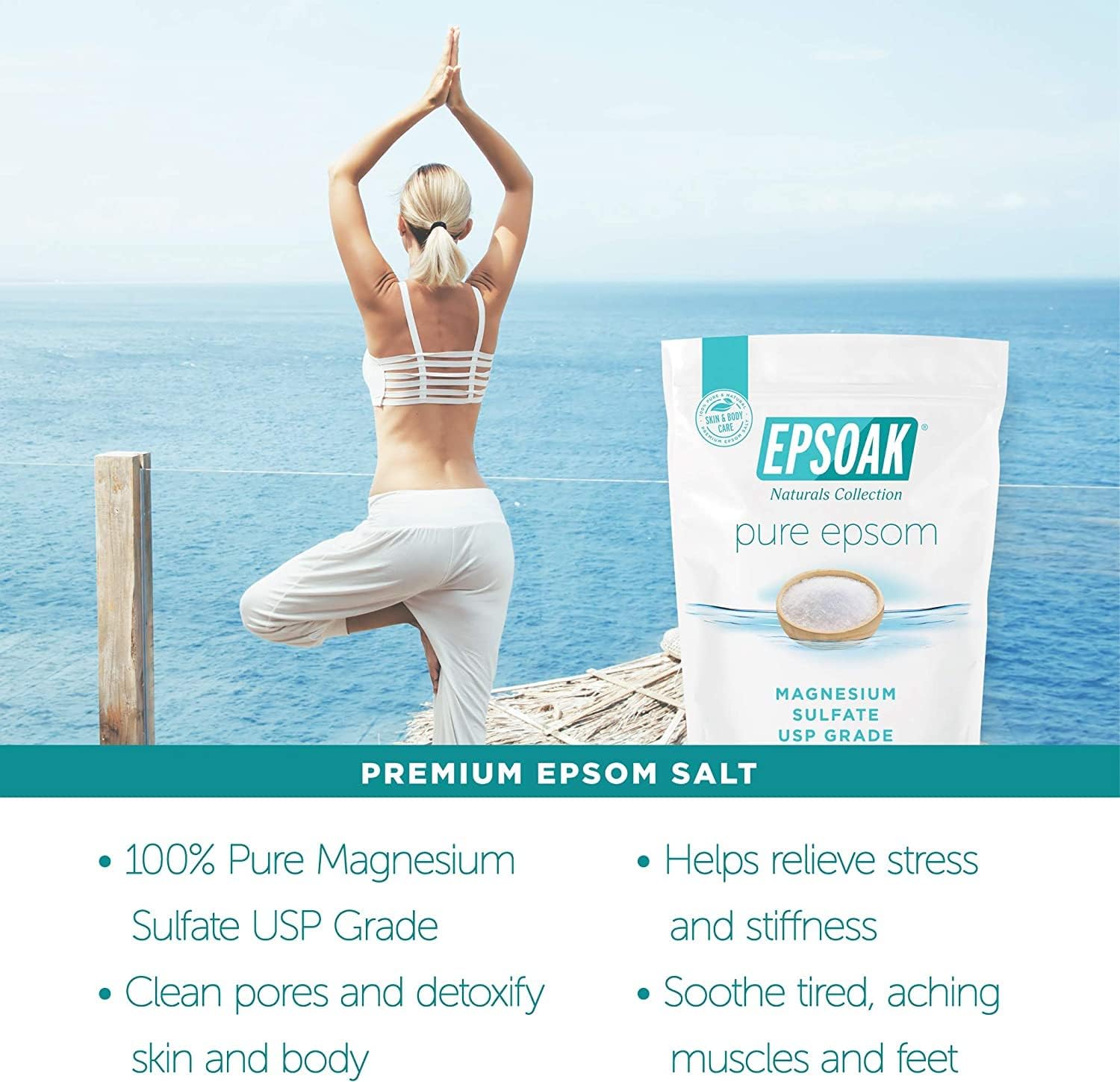Epsom Salt 10 lb. Magnesium Su - Epsom Salt Bag reseña y precio