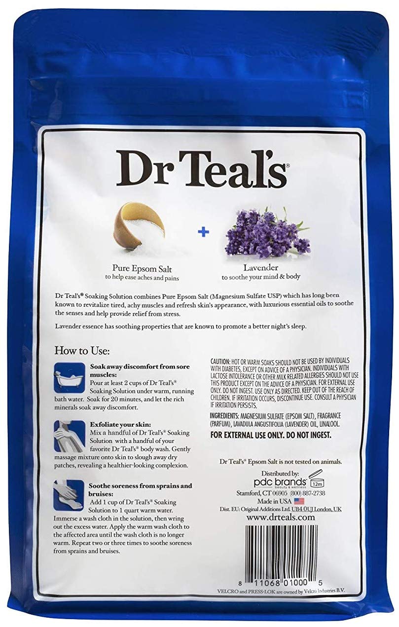Epsom Salt Bath Soaking Soluti - Epsom Salt Bag reseña y precio